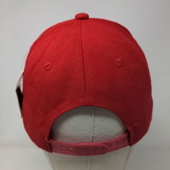 International Masons Snapback Hat Red One Size Embroidered W/Tags Jinx - Picture 6 of 9